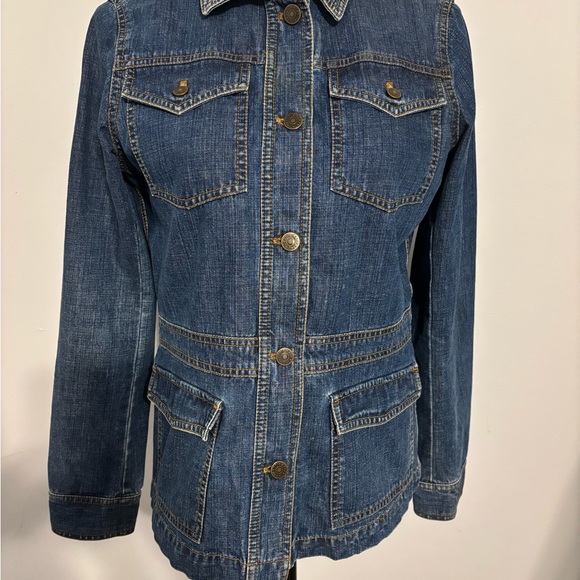 Eddie Bauer Jackets & Blazers - Vintage Eddie Bauer Denim Women’s Chore Jacket Size S